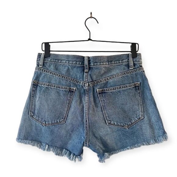 GAP 1969 High Rise Cut Offs Jean Short Shorts Sz 29 - Picture 2 of 5